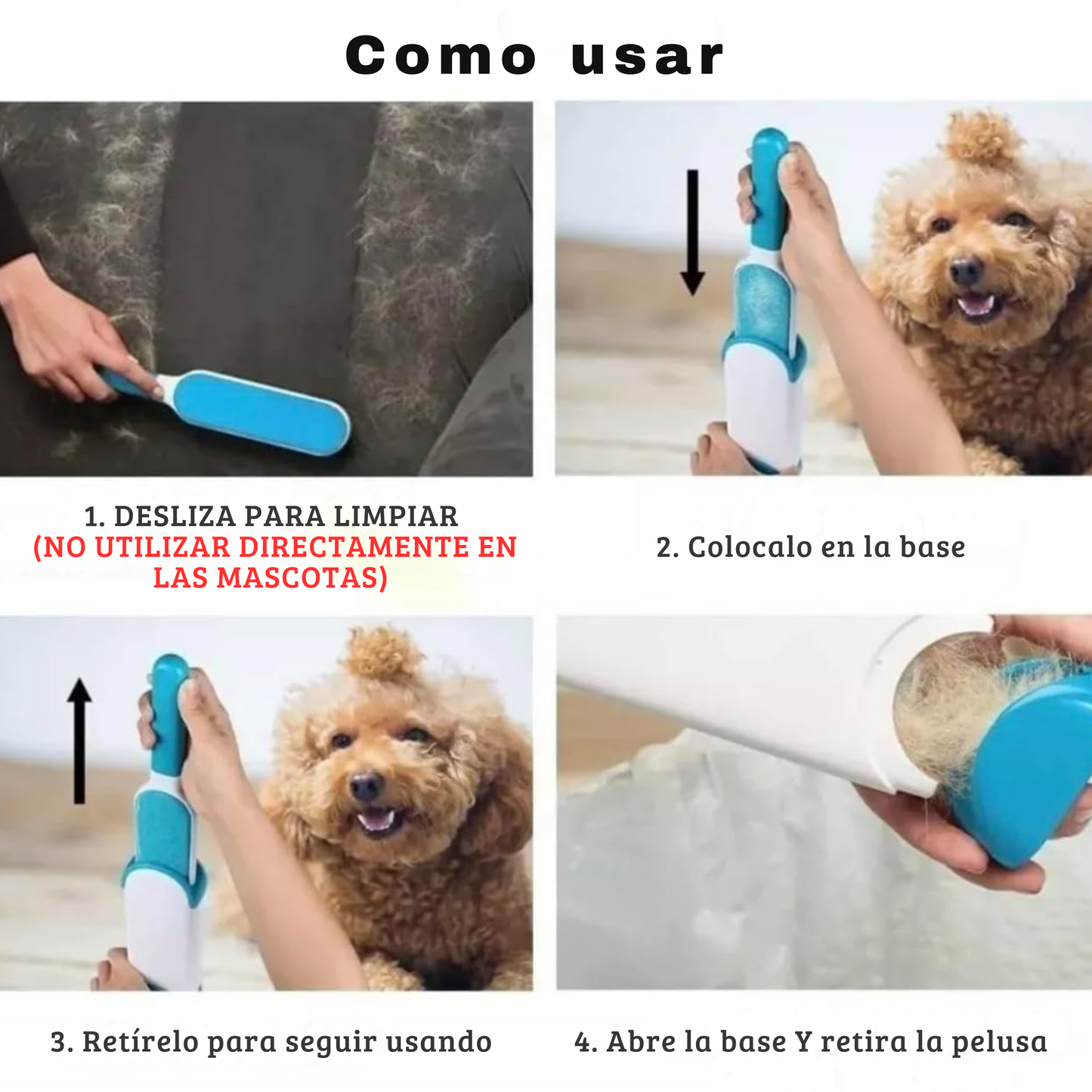 CEPILLO REMOVEDOR DE PELO
